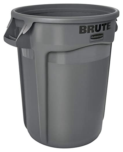 Rubbermaid Commercial Products - FG263200GRAY BRUTE Heavy-Duty Trash/Garbage Can, 32 Gallon, Gray