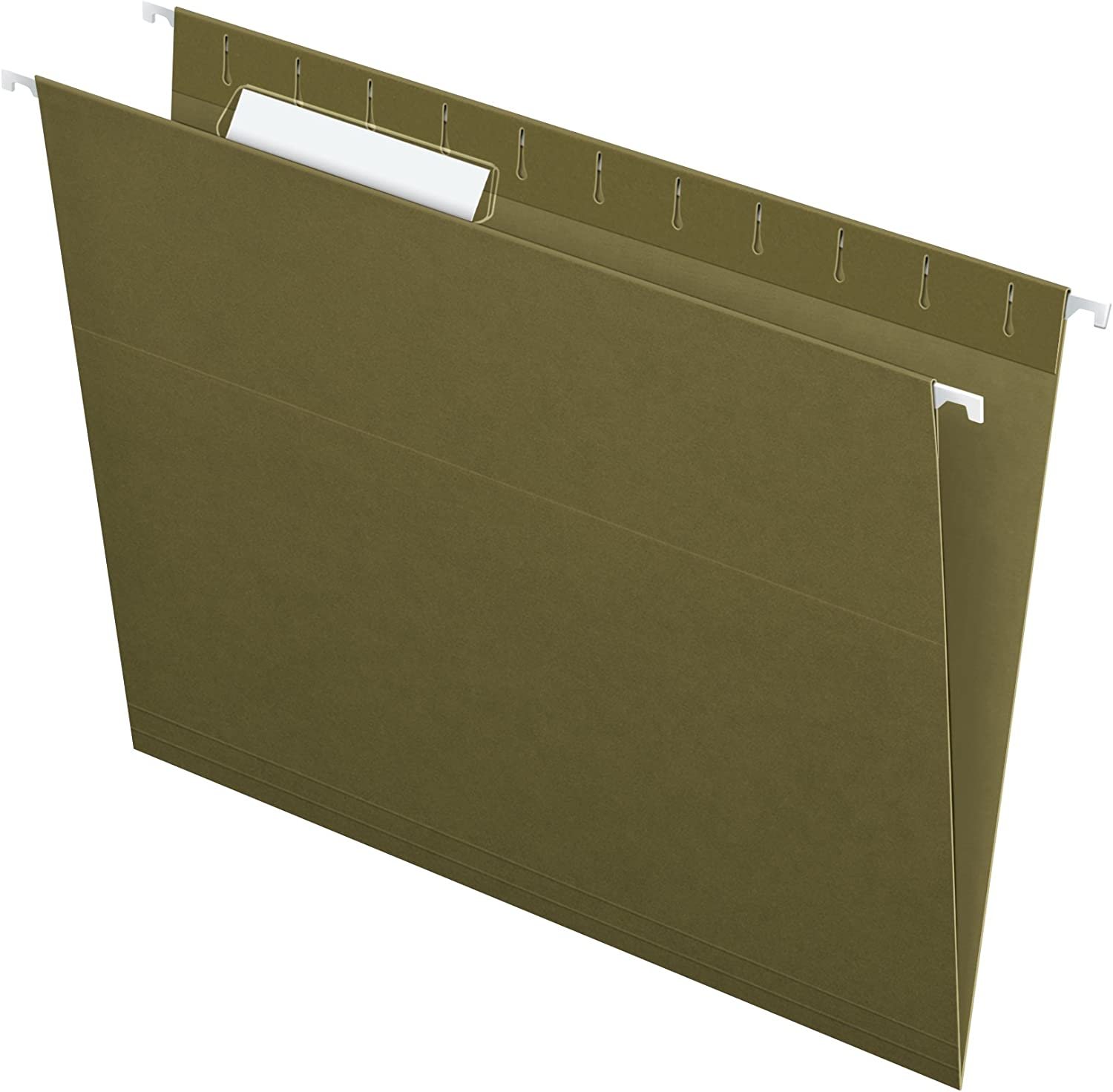 Pendaflex Recycled Hanging Folders, Letter Size, Standard Green, 1/3 Cut, 25/BX (81601)