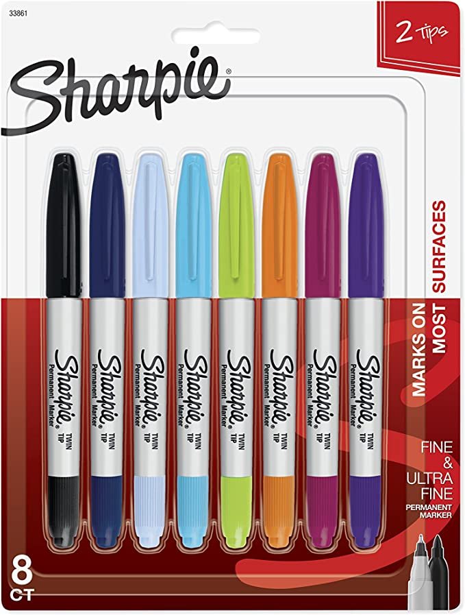 Sharpie Twin Tip Assorted 8 Pack