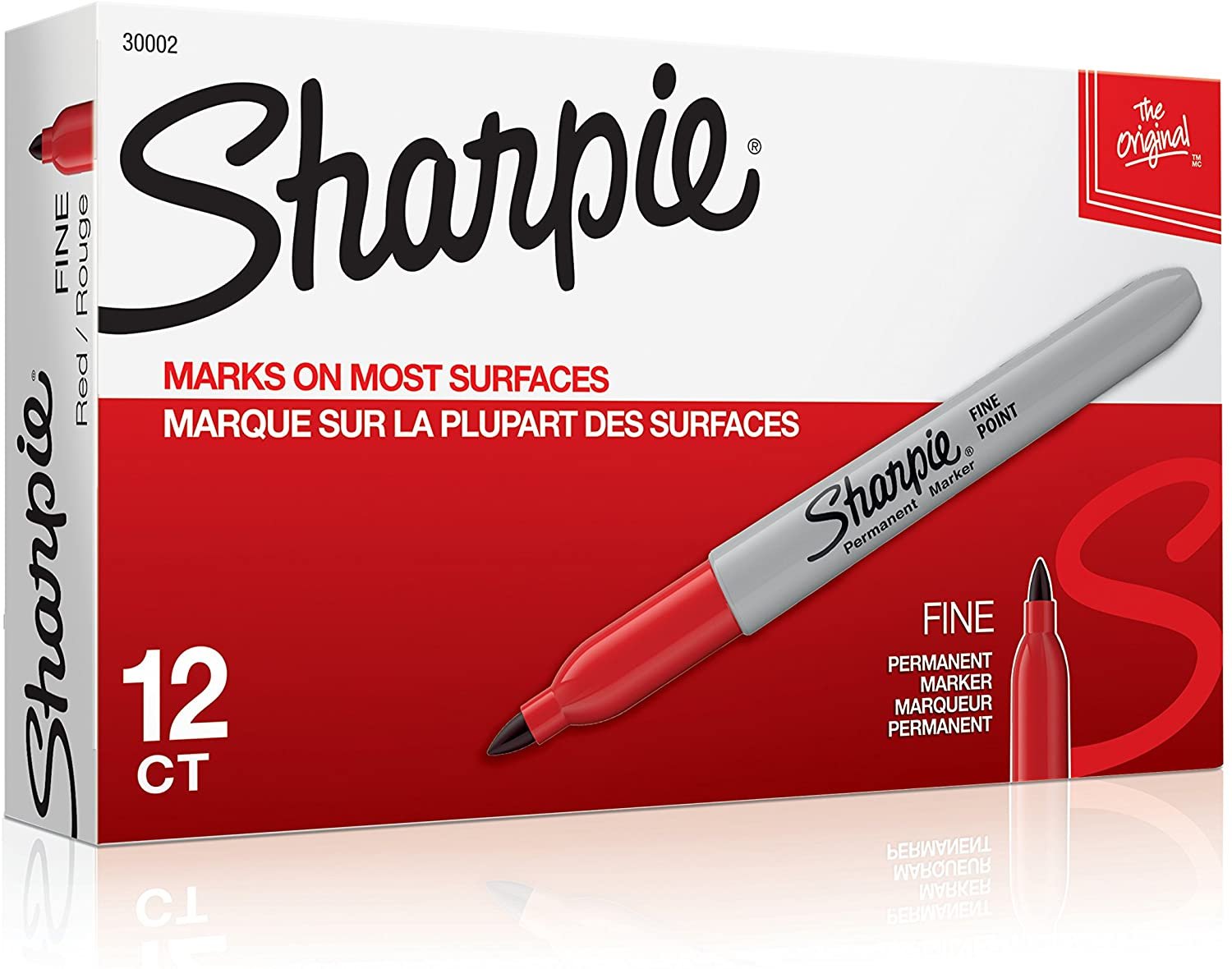 Sharpie Fine Point Permanent Marker, 12 count