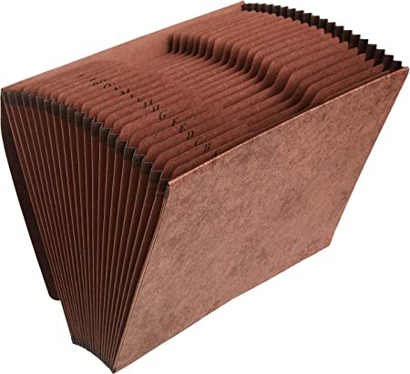 Pendaflex Heavy Duty Expanding File with Extra-Thick Cover, Tyvek Reinforced Edges, 21 Pockets, A?Z Tabs, Elastic Cord Closure, Letter Size (R117ALHD)