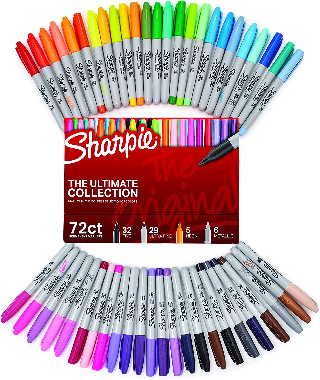 Sharpie Permanent Markers Ultimate Collection, Fine and Ultra Fine Points, Assorted Colors